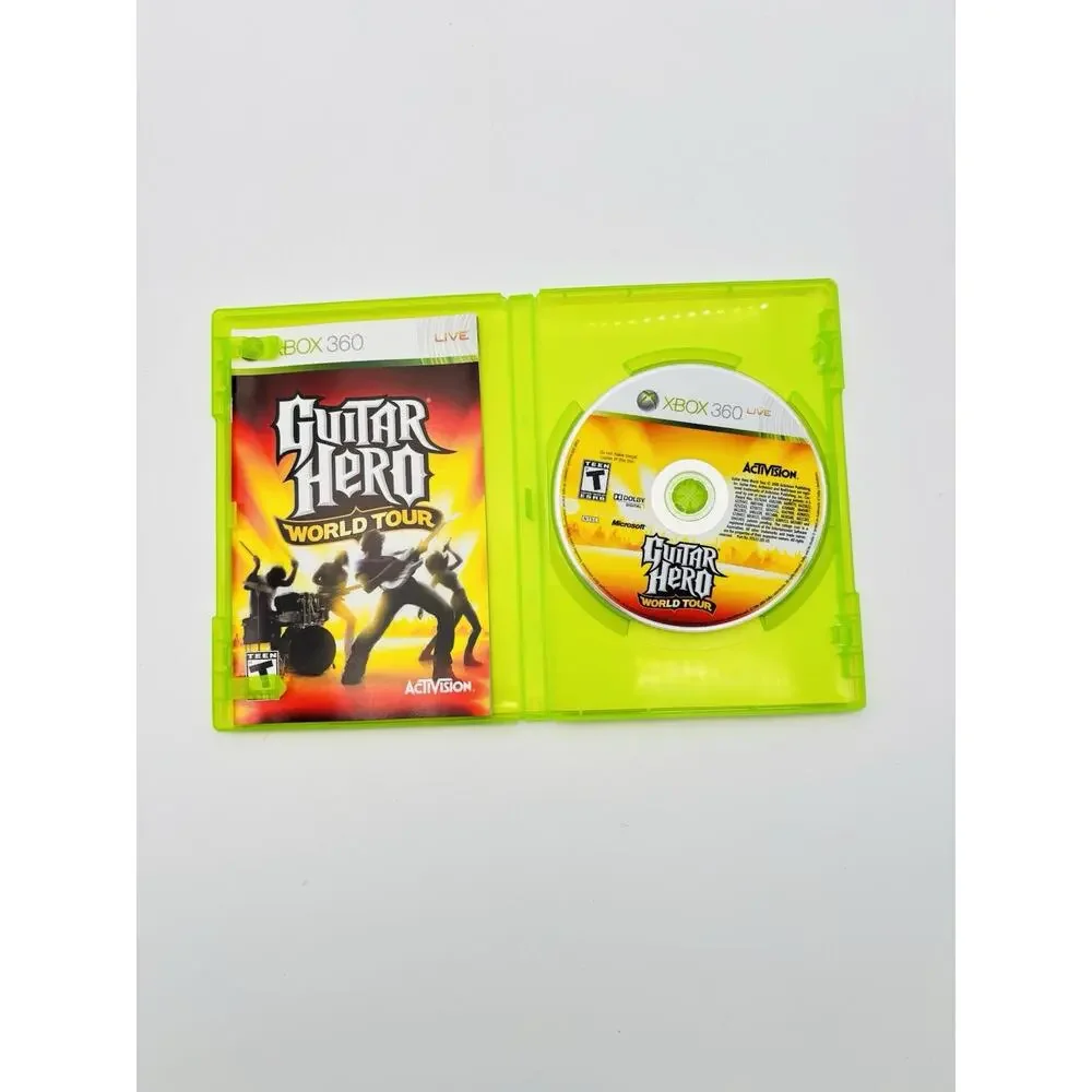 Guitar Hero World Tour - Microsoft Xbox 360 - Complete Tested Works CIB VG Cond